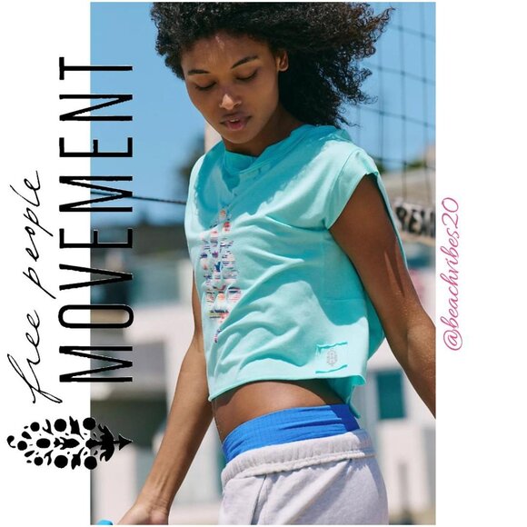 FP MOVEMENT BY FREE PEOPLE Inspire Logo Tank Medium NWOT - Picture 3 of 4